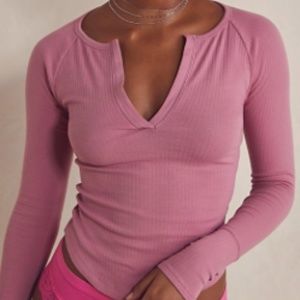 Free People Billie Layering Top in Pink